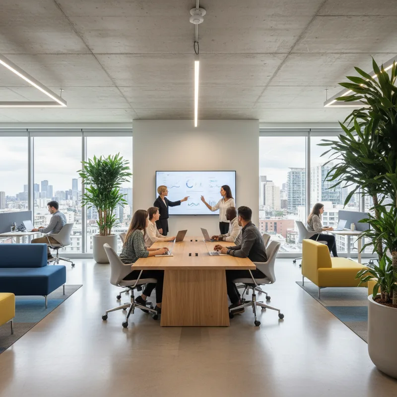 Aménagement espace coworking : concevoir un lieu de travail partagé performant